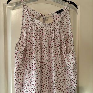 STATE White Camisole with Pink Floral Print